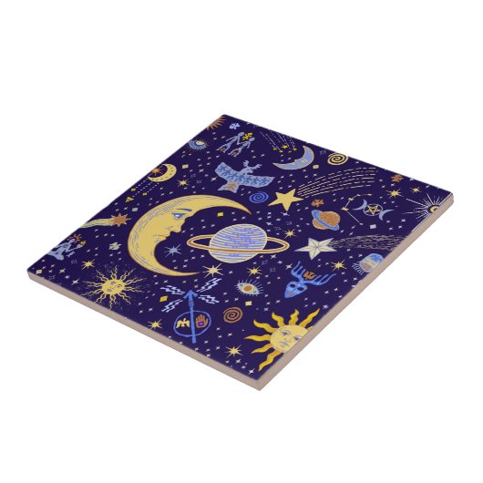 Carreau Carrelage des esprits célestes (Côté)