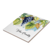 Carreau Carrelage d'impression de raisins de campagne (Côté)