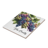 Carreau Carrelage d'impression de raisins de campagne (Côté)
