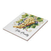 Carreau Carrelage d'impression de raisins de campagne (Côté)