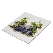 Carreau Carrelage d'impression de vignes aquarelles (Côté)