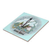 Carreau Carrelage du phare de Virginie (Côté)