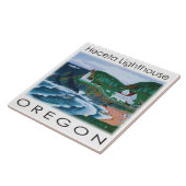 Carreau Carrelage du phare d'Heceta (Côté)