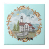 Carreau Carrelage du phare Illinois Shells (Devant)