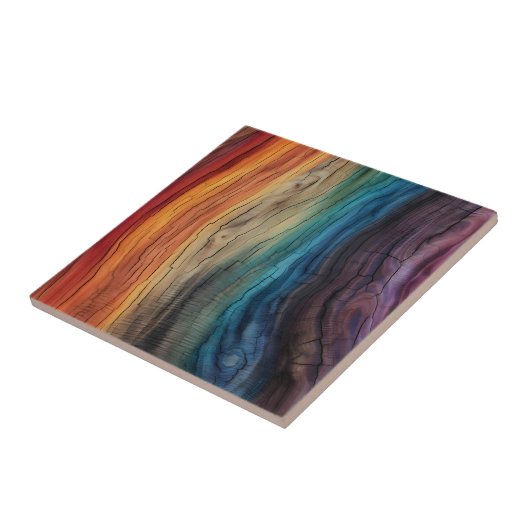 Carreau Carrelage en bois coloré