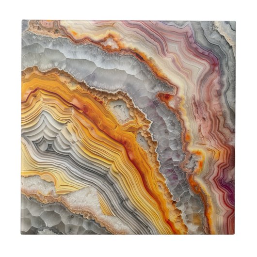 Carreau Carrelage en céramique 3 D Agate (Devant)