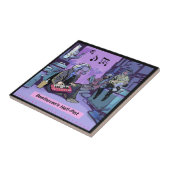 Carreau Carrelage en céramique à demi pinte de Beethoven (Côté)