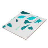 Carreau Carrelage en céramique à la menthe (Côté)