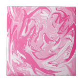 Carreau Carrelage en céramique Abstrait en marbre blanc et (Devant)