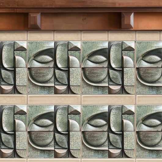 Carreau Carrelage en céramique Abstraite Emerald Enigma