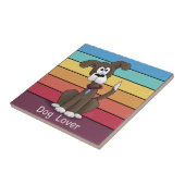 Carreau Carrelage en céramique Amoureux des chiens (Côté)