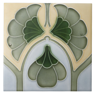 Carreau Carrelage en céramique - Antique Art Nouveau Front
