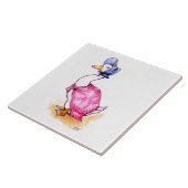 Carreau Carrelage en céramique - Aquarelles Jemima Puddle- (Côté)