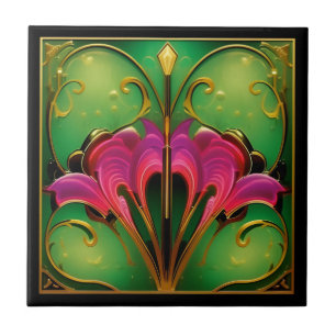 Carreau Carrelage en céramique Art déco des années 1920 vi