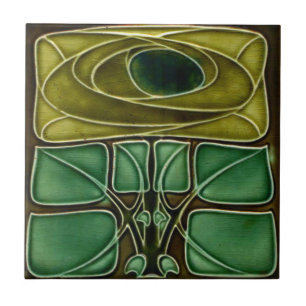 Carreau Carrelage en céramique Art Nouveau Carrelage flora
