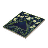 Carreau Carrelage en céramique - Art Nouveau Oubliez-moi-n (Côté)