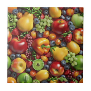 Carreau Carrelage en céramique aux fruits mélangés