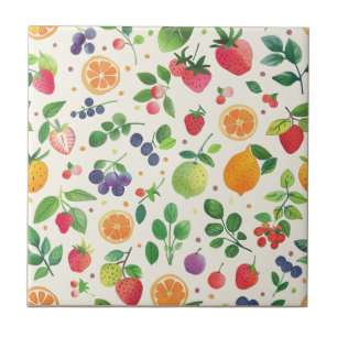Carreau Carrelage en céramique aux fruits mélangés