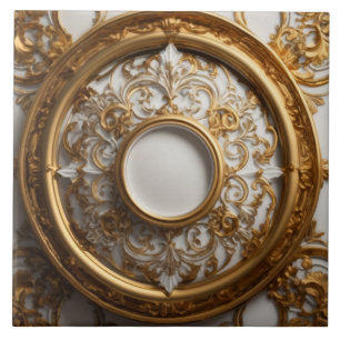 Carreau Carrelage en céramique baroque luxueux