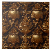 Carreau Carrelage en céramique baroque luxueux (Devant)