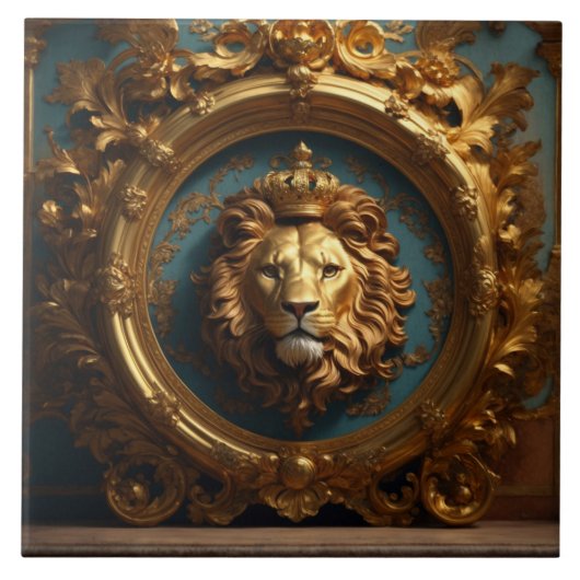 Carreau Carrelage en céramique baroque luxueux (Devant)