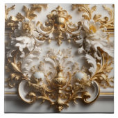 Carreau Carrelage en céramique baroque luxueux (Devant)