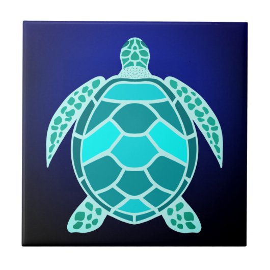 Carreau Carrelage en céramique bleu turquoise turquoise tu (Devant)