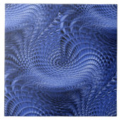 Carreau Carrelage en céramique bleue transparente (Devant)