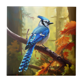 Carreau Carrelage en céramique Blue Jay Bird
