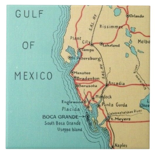 Carreau Carrelage en céramique Boca Grande Useppa (Devant)