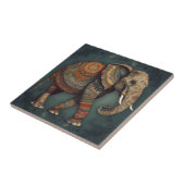 Carreau Carrelage en céramique Boho Elephant avec décorati (Côté)