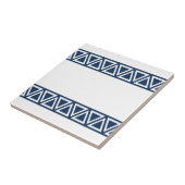 Carreau Carrelage en céramique bordé par le triangle Navy (Côté)