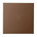 Carreau Carrelage en céramique Brown au chocolat solide 3<br><div class="desc">Carrelage en céramique avec un arrière - plan Brown au chocolat solide prêt à être utilisé tel quel ou à customiser avec vos propres images ou texte.</div>