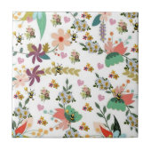 Carreau Carrelage en céramique Bumblebee Floral (Devant)