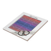 Carreau Carrelage en céramique Coeurs Diamants Noir & Blan (Côté)