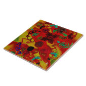 Carreau Carrelage en céramique coloré (Côté)