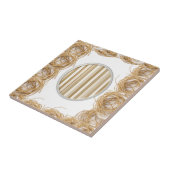 Carreau Carrelage en céramique corde beige (Côté)