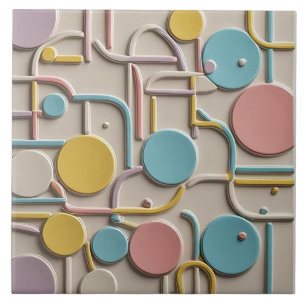 Carreau Carrelage en céramique couleur bonbon moderne
