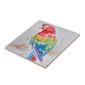 Carreau Carrelage en céramique couleur de Macaw Parrot col (Côté)