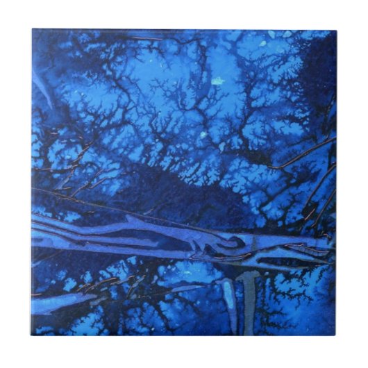 Carreau Carrelage en céramique d'art Abstrait (Devant)