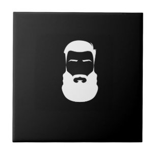 Carreau Carrelage en céramique de barbe blanche