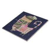 Carreau Carrelage en céramique de chat (Côté)