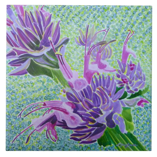 Carreau Carrelage en céramique de Hummingbird Sage (Devant)