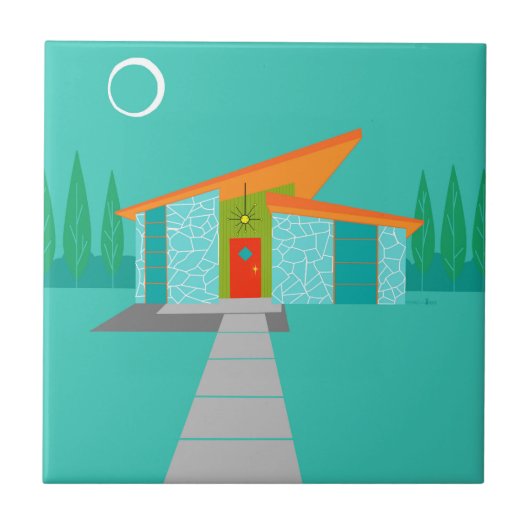 Carreau Carrelage en céramique de la maison Space Age (Devant)