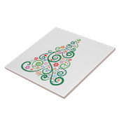 Carreau Carrelage en céramique de l'arbre de Noël (Côté)