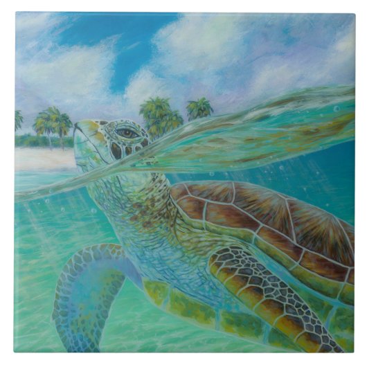 Carreau Carrelage en céramique de l'île Soul (Devant)