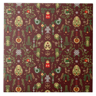 Carreau Carrelage en céramique de Noël