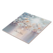 Carreau Carrelage en céramique de Pêche Blanche (Côté)