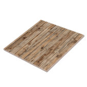 Carreau Carrelage en céramique de texture bois (Côté)