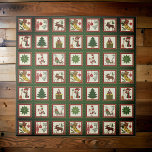 Carreau Carrelage en céramique des images de Noël<br><div class="desc">Collage de petites images de Noël</div>